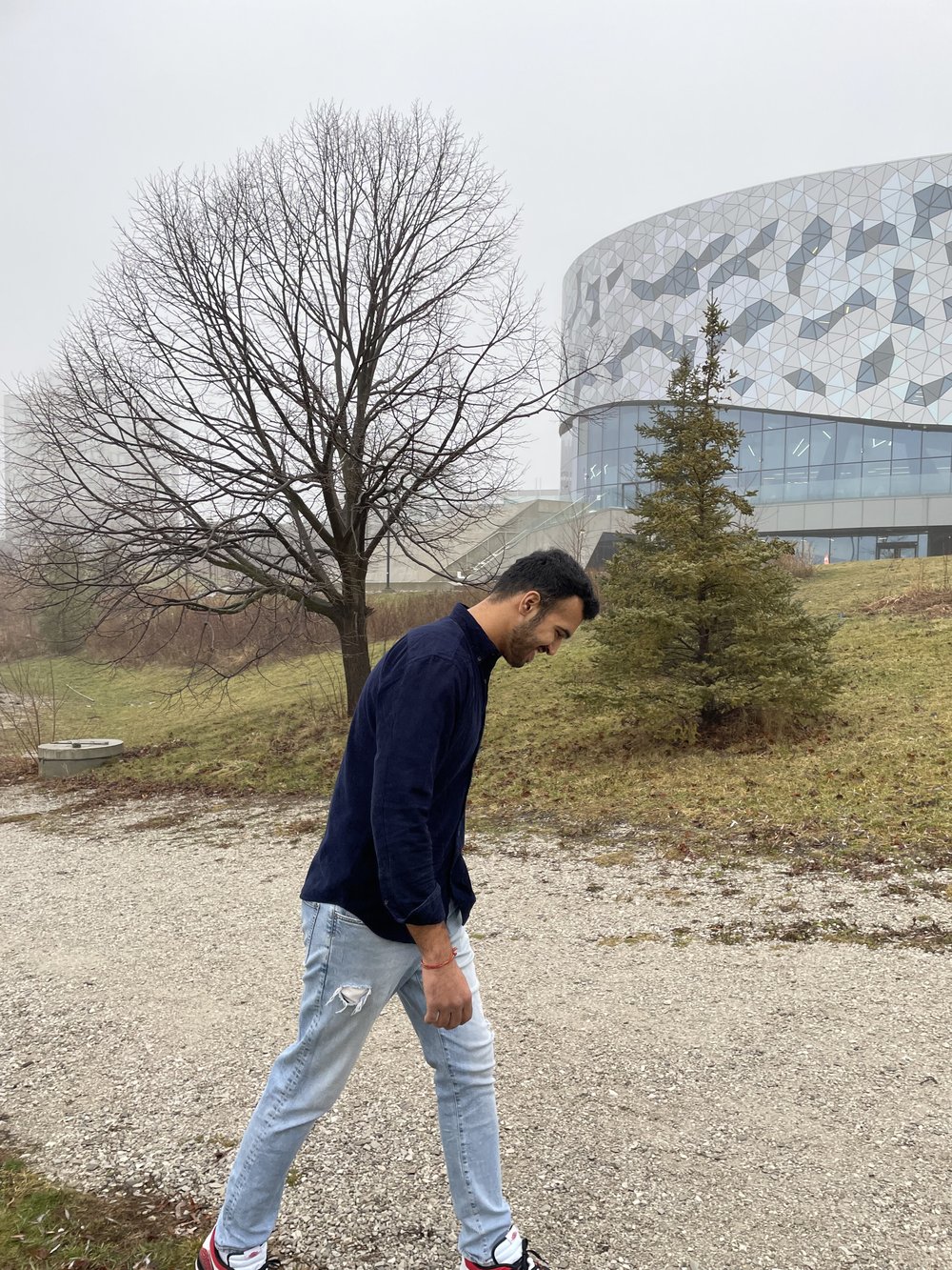 Kartik on his journey at York University Campus