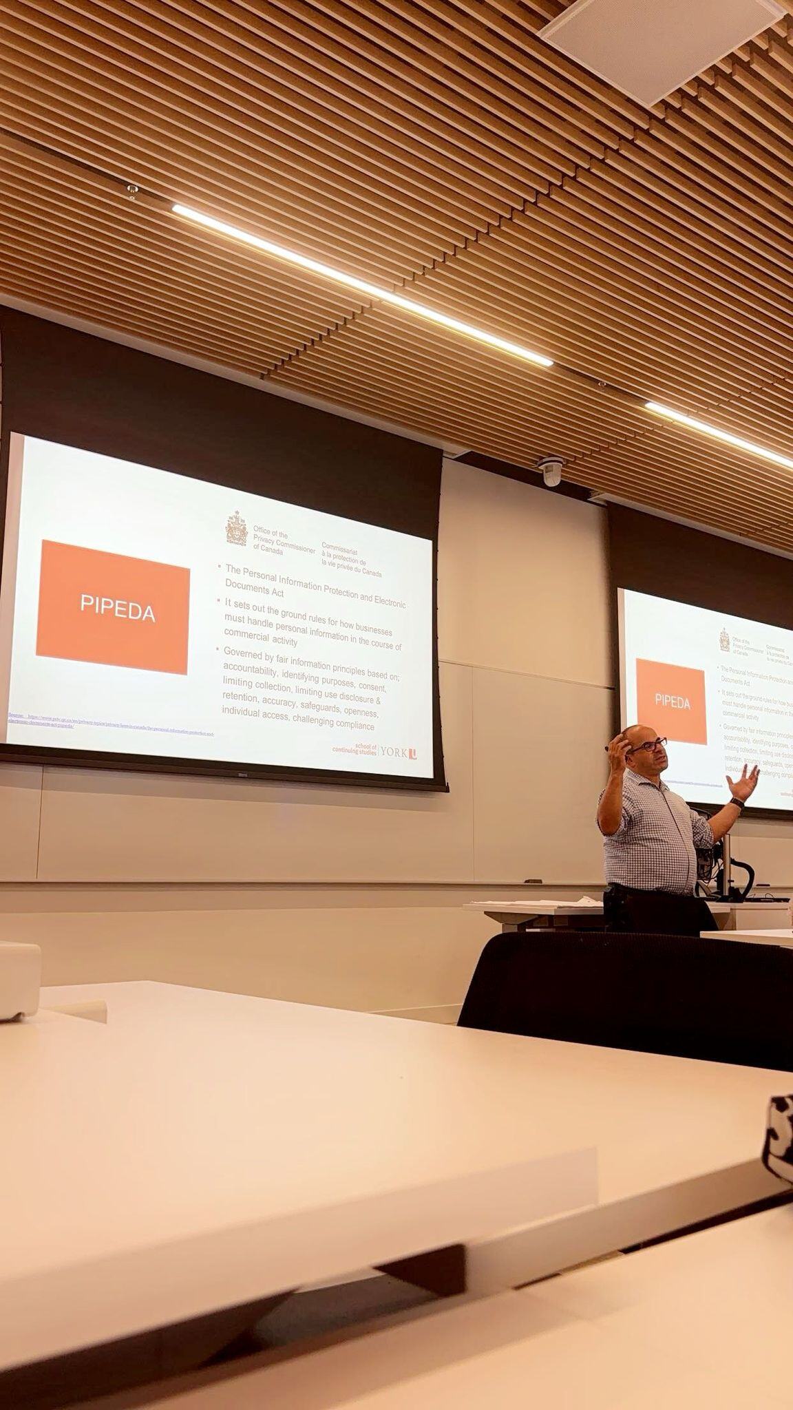 Helping hands of the University Mr. Andrew guiding Students